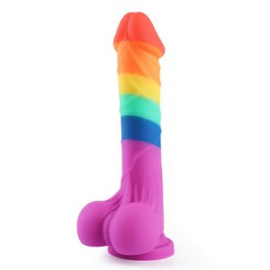 Dildo – 7.8 Inch Rainbow Realistic Penis