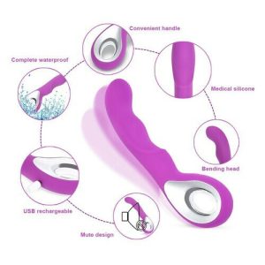 Vibrator – Big Dildo Head Vagina Clitoris G-spot 10 Vibration Patterns