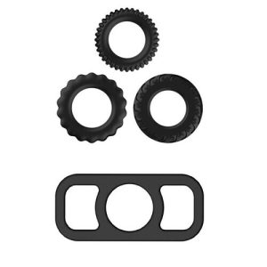 Cock Ring – Waterproof Silicone Sperm Lock Time-Delay ejaculation s