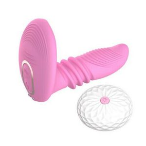 Vibrator – DIBE 7 Vibration Telescopic Remote Control Heating Dildo