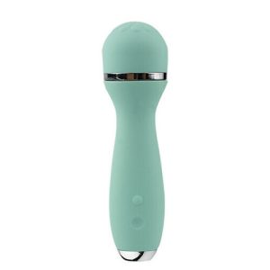 10 Powerful Multi Speed Mini Wand Massager Mint Green
