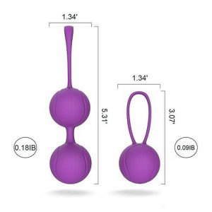 Kit S-Hande de 2 boules de Kegel pour exercices de renforcement