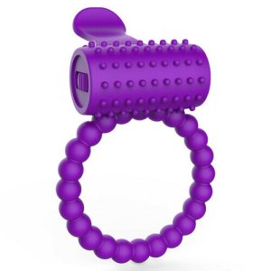Cock Ring – Dotted Tongue Vibrating Beads