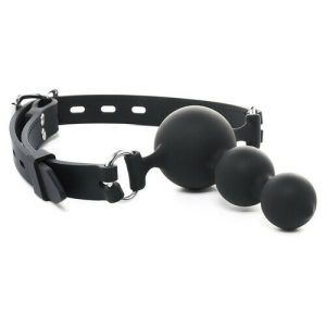 Gode - Silicone souple 3 boules Gags buccaux