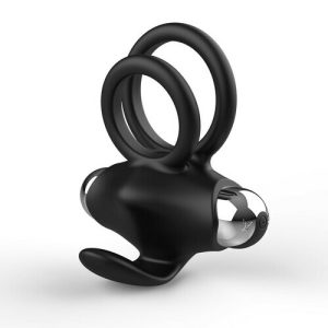 Cock Ring – 4 Color Dual s with Vibrating Clit Stimulator