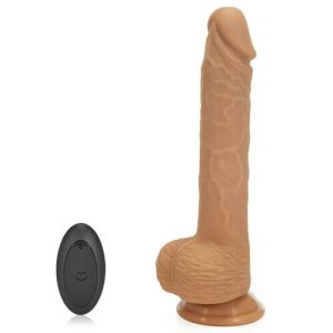 Vibrator – Remote Control Telescopic Heating Dildo