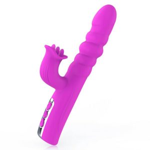 Vibrator – 5 Licking 8 Telescopic G Spot