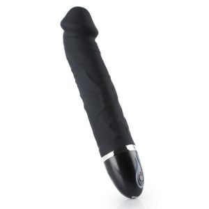 Dildo – Black Penis Glans 7 Vibration Realistic