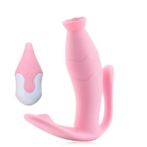 Vibrator – 3 IN 1 Licking Vibration Remote Wearable