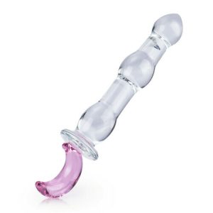 Dildo - Pink Moon G Spot Lump Glass
