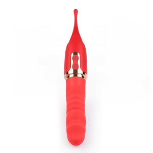 Vibrator – Bestvibe 2 in 1 Heating 10 Modes Clit