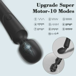 Vibrator – Cordless 10 Frequencies Wand