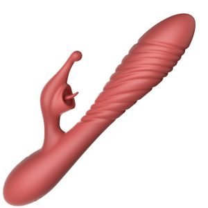 Vibrator – Bestvibe 3 in 1 Heating Licking Rabbit