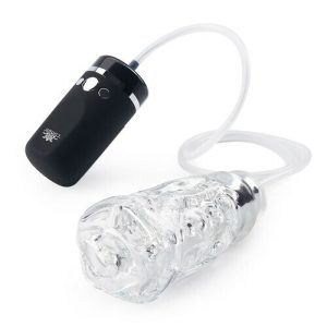 Masturbator – 10 Frequencies Elastic Transparent Blow Job Vibrating