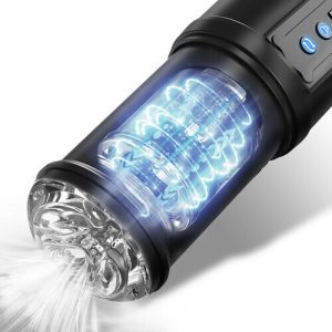 Masturbator – 3 in 1 Automatic Cup With 5 Thrusting&Rotating&Sucking Functions
