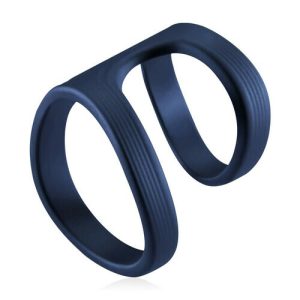 Cock Ring – Dual Rings Indigo Blue Male Enhancement