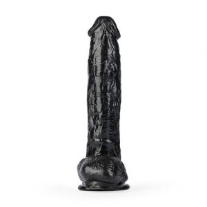 Dildo – Inch Long Black Suction Cup Realistic – Bestvibe 12