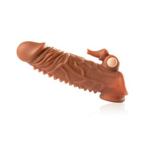 Bestvibe 6.7” Elephant Thorned Vibrating Penis Sleeve