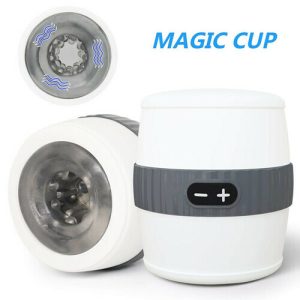Speed Vibration Two-Way Exit Manual Masturbation Cup – 12