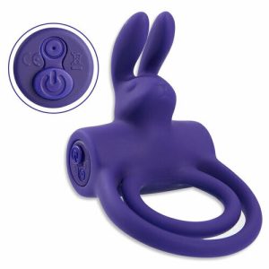 Cock Ring – Bestvibe 9 Vibrating Rabbit Multi-Functional for Couple Play