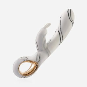Patterned Clit Pussy Bunny Massager – Marble
