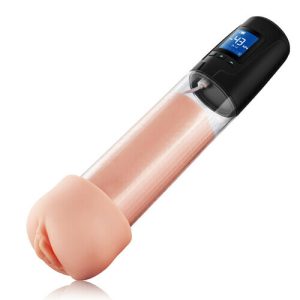 Masturbator – Bestvibe 2 in 1 LCD Penis Pump