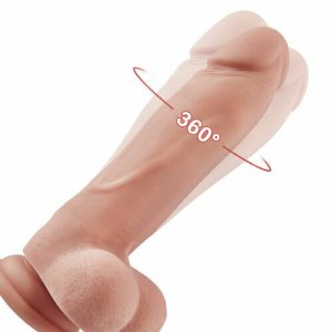 Dildo – speed 360° Rotations Silicone Realistic – Bestvibe 3