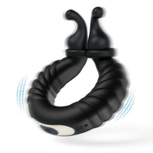 Cock Ring – Separable Rabbit Rocker 10 Vibrating for Couple Play – Hare Buddy