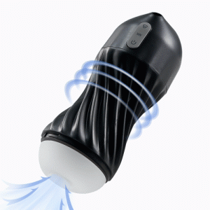 5 Vacuum Sucking 7 Vibration Modes Automatic Male Masturbation Cup – Black
