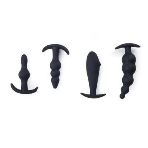 For Beginner 4 Pieces Wearable Anal Plug Kit