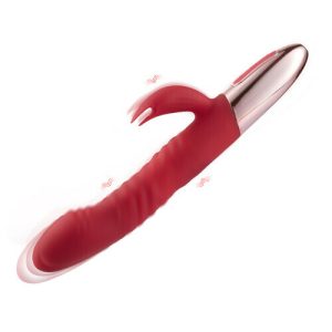 Vibrator – Retractable Burgundy G-Spot Heated – Lovers