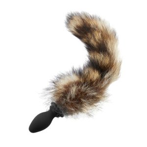 Vibrator – Bestvibe Raccoon Tail 10 Vibrating Anal