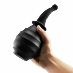 Bestvibe Curved Tip Ribbed Bulb Anal Douches Anal Sex Cleaner