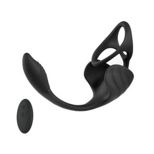 Cock Ring – Upgraded Vibrating with Anal Plug – Bestvibe