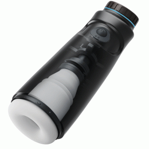Male Masturbator – Black Stepless Adjustable Speed Thrusting Twisting – Yayo