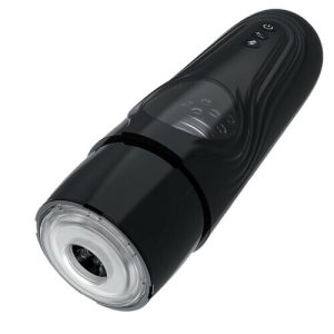 click Lightning with 7 Thrusting 7 Vibrating Handsfree Masturbation Cup