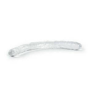 Dildo – ended Manual 14.76 Inch – LELE Transparent Double