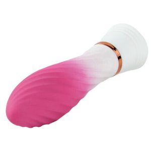Vibrator – Bestvibe 6 Vibrations Silicone Spiral Texture Bullet