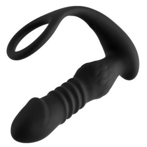 Cock Ring – Bestvibe 10 Thrusting Vibrating Prostate Massager with &