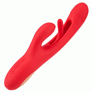 Vibrator – 3 in 1 G-spot 7 Tongue-like Hollow Tapping Rabbit – Ripple