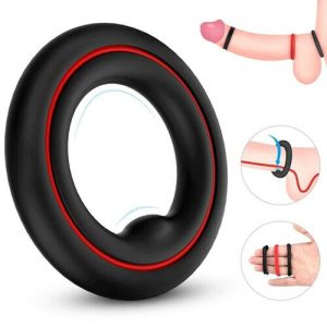 Cock Ring – Premium Stretchy Set (3 Pieces) Longer, Harder – Luna