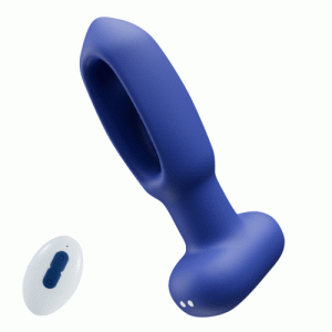 Karrot 10 Tapping 10 Vibrating Pointed Design Anal Toy with Remote Control