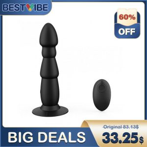 Vibrator – Bestvibe 10M Remote Anal Bead Butt Plug