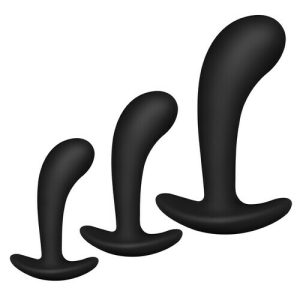 Butt Plug – Bestvibe Silicone Bend Head s 3 PCS