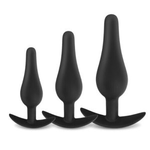Butt Plug – Bestvibe Silicone Pointy Head s 3 PCS