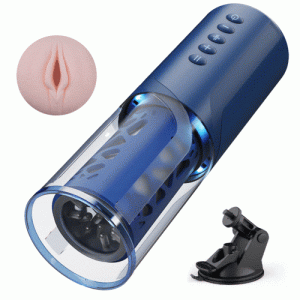 Masturbator – 6 Bi-Directional Telescopic Rotation with Suction Base – Enduro