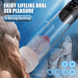 Full Waterproof 6 Modes Erection Enlargement Penis Pump – Mergano