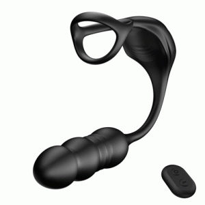 Cock Ring – 9 Thrusting & Vibrating Wearable Prostate Massager with – Mike