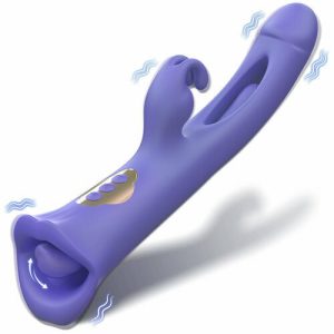 Sophia Clit Nipple Anal Stimulation Rabbit Licking Vibrating Flapping 4 IN