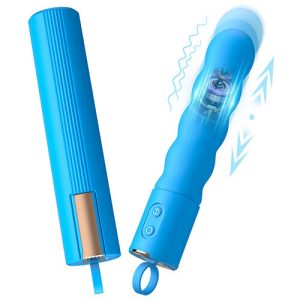 Vibrator – Bestvibe 7 Thrusting & 10 Vibrating G-spot Wavy Shape Bullet s Blue
